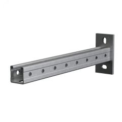 Страт-консоль одиночная усиленная 41х41 L850 s:2,5 мм (тройная перфорация) КМ-профиль LO41254