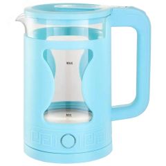 Чайник E-257, на 1.5л, цвет голубой, стекло Energy ВиК 164154