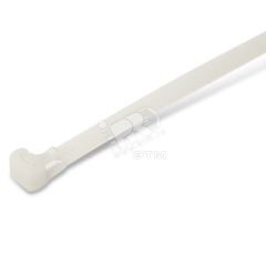Стяжка нейлоновая открывающаяся безгалогенная 370x7.6мм полиамид 6.6 (100шт) Hyperline 27308
