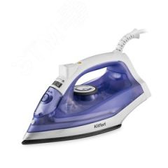 Утюг KT-2603, объем 0,15 л, мощность 1300 Вт, цвет бело-фиолетовый KITFORT КТ-2603