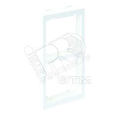 Connect Адаптер вертикальный на 2 модуля K45 45х45мм CIMA-модуль 52x108 мм SC алюминий Simon S62-8