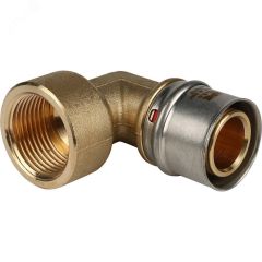 Угольник ВР 1'х32 переходной, для металлопластиковых труб прессовой STOUT SFP-0010-000132