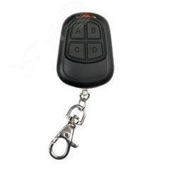 Брелок радиоканальный:  Дополнительный 4-х кнопочный пульт дистанционного управления для радиоканальных комплектов ACS-1XXR, цвет — черный, элемент пи GSN TX4RC10