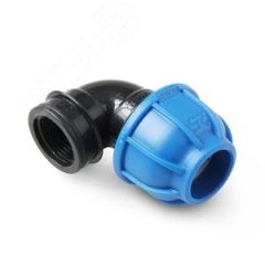 Отвод с внутренней резьбой 90x3 PRO AQUA 83090000000F300