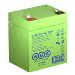 Аккумулятор GP 12В 4,5Ач WBR WBR GP1245