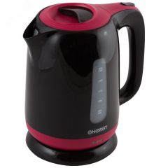 Чайник пластиковый E-274 на 1.7 л, основание - диск, цвет черный Energy ВиК 164085