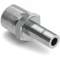 Переходник Р670, наруж.1/4'NPT, диаметр патрубка - 14 мм, AISI 316L Метакам Р670-ВА14МВ