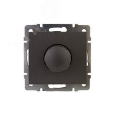 Диммер RAIN 500Вт с фильтром и предохранителем черный графит матовый механизм Lezard 703-4188-117