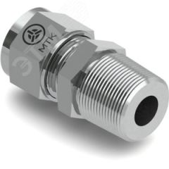 Штуцер с наружной резьбой Ф4100, 8 мм, 3/8'NPT, AISI 316L Метакам Ф4100-8МСАВ