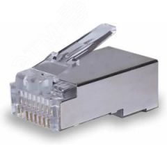 Коннекторы 8P8C (Компьютерные разъемы) F/UTP Cat.5e 50U (RJ-45) Уп. 100шт. СУПР 10-0203