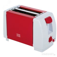Тостер HS-2002 на 750 Вт, цвет коралловый HomeStar 002674