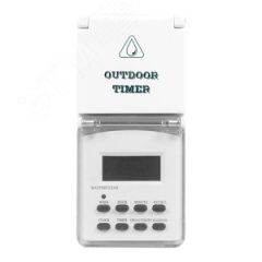 Розетка с таймером (недельная) электронная IP44 16А 3500W FERON ТМ23