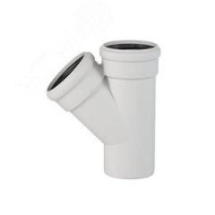 Тройник двухраструбный 45 град. 90х75 для бесшумной канализации Ostendorf 334210