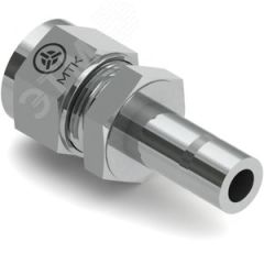 Адаптер Ф4540, 8 мм, диаметр патрубка - 8 мм, AISI 316L Метакам Ф4540-8М8МВ