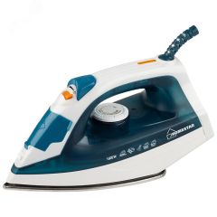 Утюг HS-4004 на 1600 Вт, подошва - стальная, цвет голубой HomeStar 002676