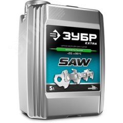 Цепное минеральное масло для бензо и электропил EXTRA, 5 л ЗУБР 70620-5