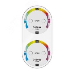 Розетка умная Smart plug 2 in1 socket 230 В, 3.68 кВт, Wi-Fi Gosund SP211