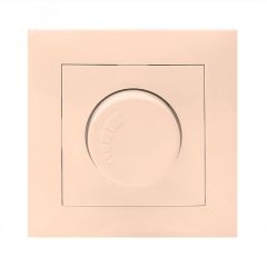 Валенсия светорегулятор 600W 220В кремовый EKF EWD06-101-20