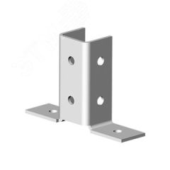 Угловой соединитель 2 профилей 2D, толщ. 4,0 мм, гор. цинк OSTEC 368146