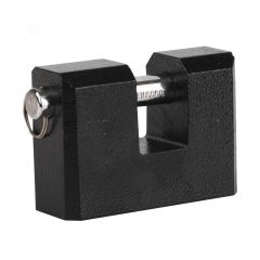 Замок навесной ''Мастер'' усиленный, дисковый механизм секрета, ключ 7 PIN, дужка d-14мм, 90мм ЗУБР 3720-3_z01