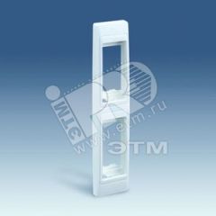 Рамка узкая с суппортами на два узких модуля для скрытого монтажа, S82C, белый Simon 82625-60