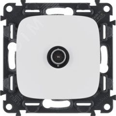 Valena ALLURE Розетка ТВ c топологией звезда 0-2400 МГц С лицевой панелью Белая LEGRAND 753751