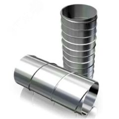 Воздуховод круглый из оцинкованной стали толщиной 0,5мм L1250, D200 ERA 200DG0,5L1250