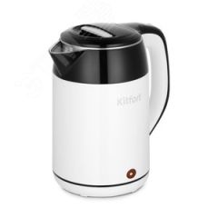 Чайник KT-6645, объем 1,8 л, мощность 1500 Вт, цвет черно-белый KITFORT КТ-6645