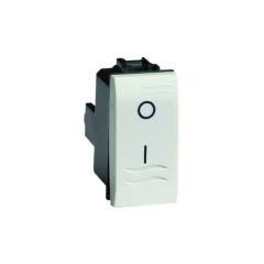 Двухполюсный выключатель, слоновая кость, 1мод.