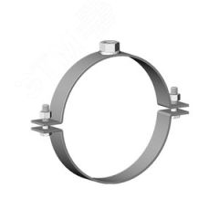 Хомут для неподвижной опоры без изоляции 1'' (31-35), 30х3,0 мм, М20, гальван. цинк OSTEC 868354