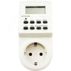 Розетка с таймером (недельная) электронная IP20 16А 3500W FERON ТМ22