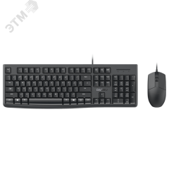 Комплект клавиатура + мышь проводной, USB черный Dareu MK185 Black