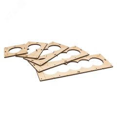 Комплект шаблонов для подрозетников диаметром 82 мм Expert EKF sh-d82-k