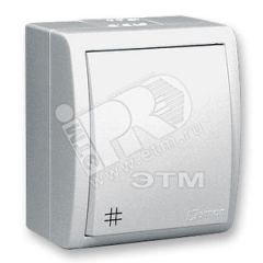 15 Aqua Выключатель проходной с 3-х мест (перекрёстный) IP54 10А 250В винтовой зажим S15A белый Simon 1594251-030
