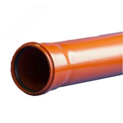 Труба канализационная 110 х 3000 мм PP SN4, наружняя Политэк 20001103