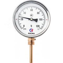Термометр биметаллический радиальный БТ-32.211 0...120С 1/2' 64 кл.2.5 РОСМА 00000002444