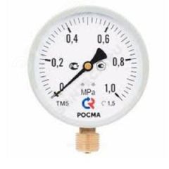 Манометр ТМ-510 М2, 1,6Мпа, D100, G1/2 Тmax150 IP40 (СНТ) Ридан 146F8986