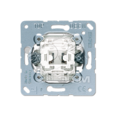 Переключатель универсальный 1-клавишный (проходной). Механизм. 10A 250V JUNG 506U