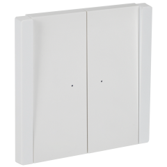 FORTE&PIANO Выключатель 2-клавишный проходной с индикацией 10А FP208 белый IEK