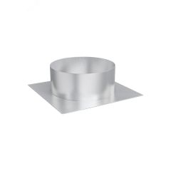 Плоское основание для турбодефлектора из оцинкованной стали D200 295x295 ERA ТДПО-200ц