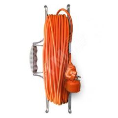 Удлинитель силовой 1х10м ПВС 3х0.75 10А УШ-10 рамка Универсал 9632021