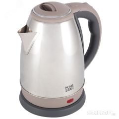 Чайник стальной HS-1028 на 1.8 л, цвет бежевый HomeStar 008202