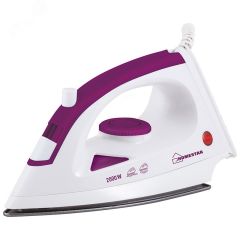 Утюг HS-4001 на 2000 Вт, подошва - тефлоновая, цвет белый HomeStar 002664