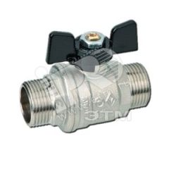 Кран шаровой 3/4' НН бабочка OREGON 327 полный проход Bugatti 03270027