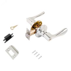 Защёлка СТАНДАРТ 8531 BK CP хром фикс ПТК 13403