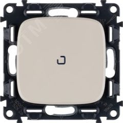 Valena ALLURE Переключатель 10АХ 250В с подсветкой с лицевой панелью безвинтовые зажимы слоновая кость LEGRAND 752826