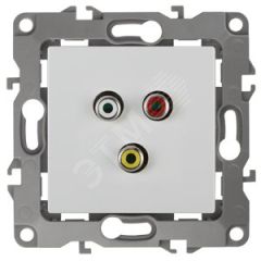 Розетка RCA, Эра12, белый, 12-3113-01 ЭРА Б0027471