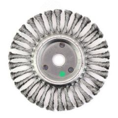 Щетка дисковая жгутовая Д175x13x22,2, ворс нерж сталь 0,50 (13-034) EuroBrush EB-DSS6
