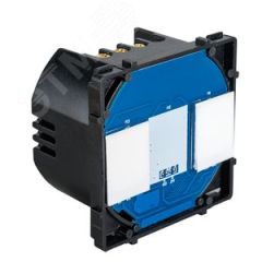 Функциональная часть выключателя в рамку 2кл. (47х47мм) Sibling Powerswitch-2FP