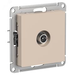 ATLASDESIGN TV РОЗЕТКА проходная 4DB, механизм, ПЕСОЧНЫЙ SE (Systeme) ATN001292